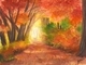 Red Autumn Walk