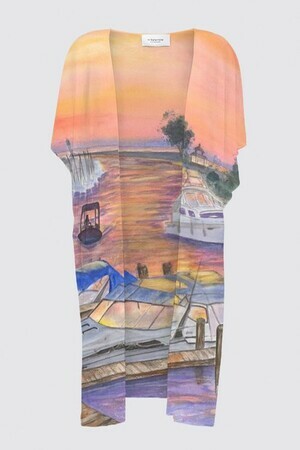 Wrap Yourself in a Grand Bend Sunset Kimono
